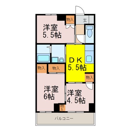 タケイハイツの物件間取画像